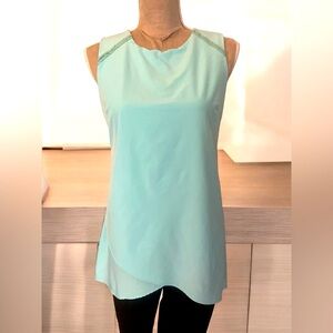 Simply Noelle Sleeveless Aqua Tunic Size Small 8/10